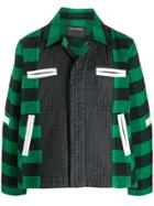 Craig Green Plaid-panelled Worker's Jacket