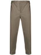 Neil Barrett Cropped Tailored Trousers - Nude & Neutrals