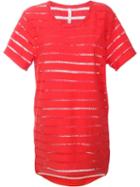 Damir Doma 'tranea' T-shirt, Women's, Size: Large, Red, Cotton/spandex/elastane/polyester