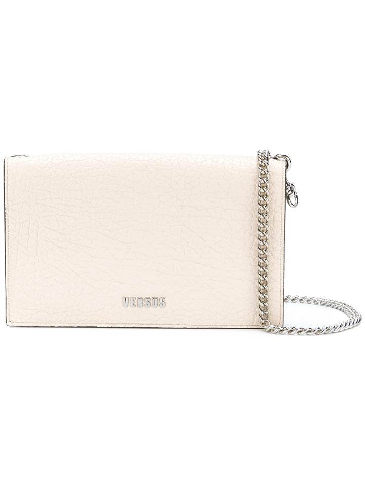 Versus Rectangular Shoulder Bag - Nude & Neutrals