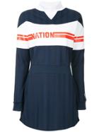 P.e Nation Stroker Ace Striped Dress - Blue