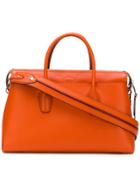 Tod's Logo Top-handle Tote - Yellow & Orange