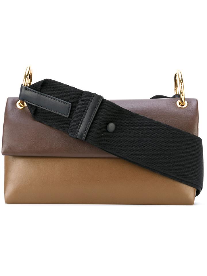 Marni - Beat Shoulder Bag - Women - Nappa Leather - One Size, Brown, Nappa Leather