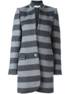 Stella Mccartney 'bryce' Coat, Women's, Size: 42, Grey, Cotton/polyamide/viscose/other Fibres