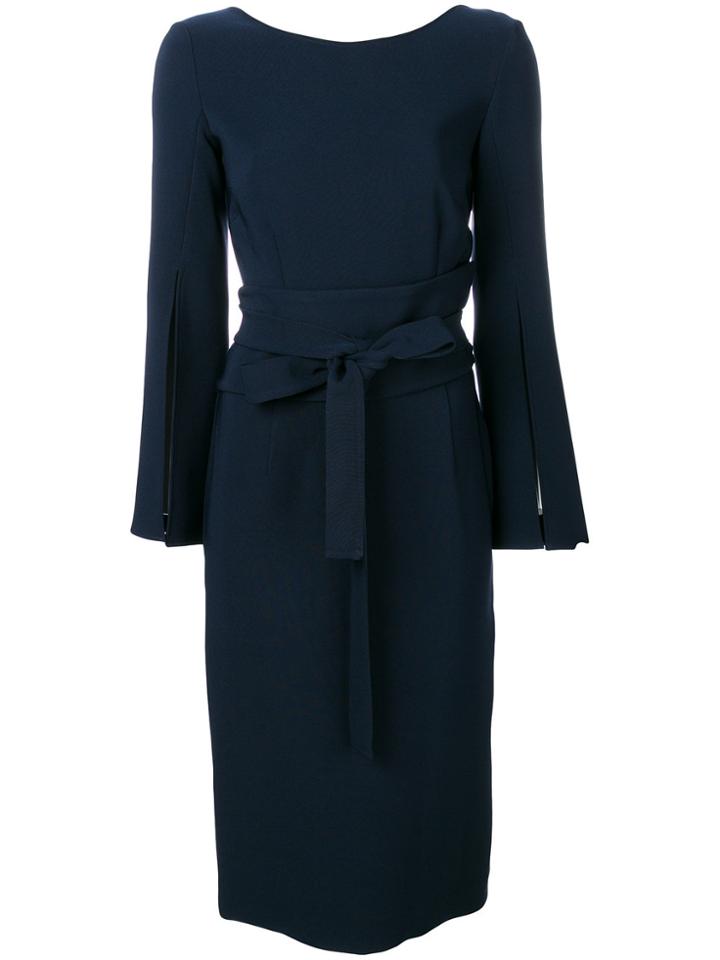 P.a.r.o.s.h. Cummerbund Belt Dress - Blue
