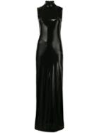 Galvan Galaxy Sequin Dress - Black