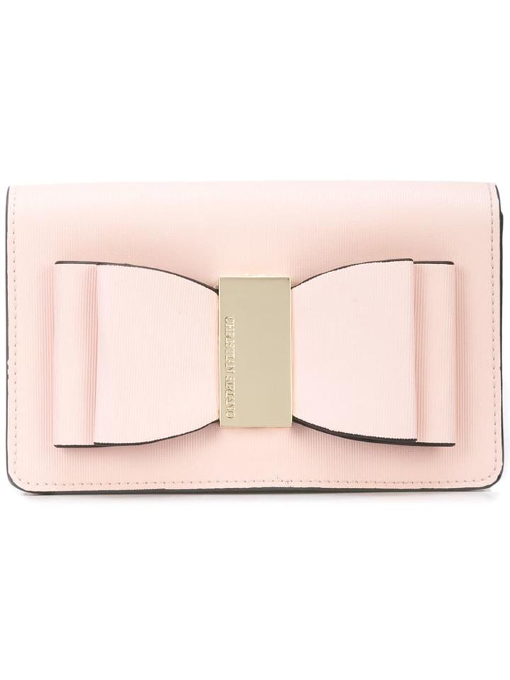 Christian Siriano Bow Clutch Bag - Pink