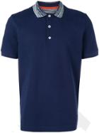 Missoni Shaded Collar Polo Shirt - Blue