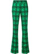 Marni Graphic Jacquard Trousers - Green