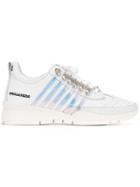 Dsquared2 Holographic Stripe Sneakers - White