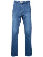 Doublet Sim-fit Jeans, Men's, Size: Small, Blue, Silk/cotton