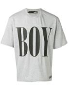 Love Moschino Boy Print T-shirt - Grey