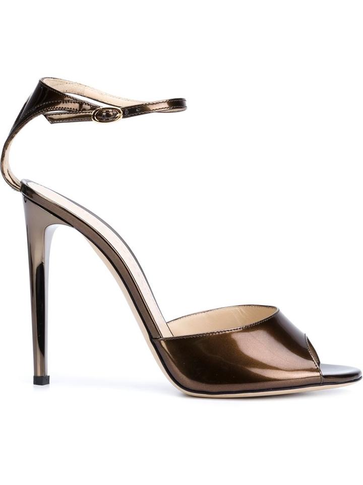 Chloe Gosselin Ankle Strap Stiletto Sandals
