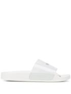 Off-white Transparent Printed Logo Slides