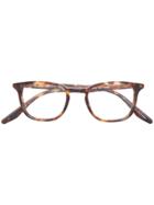 Barton Perreira Woody Round Frame Glasses - Brown