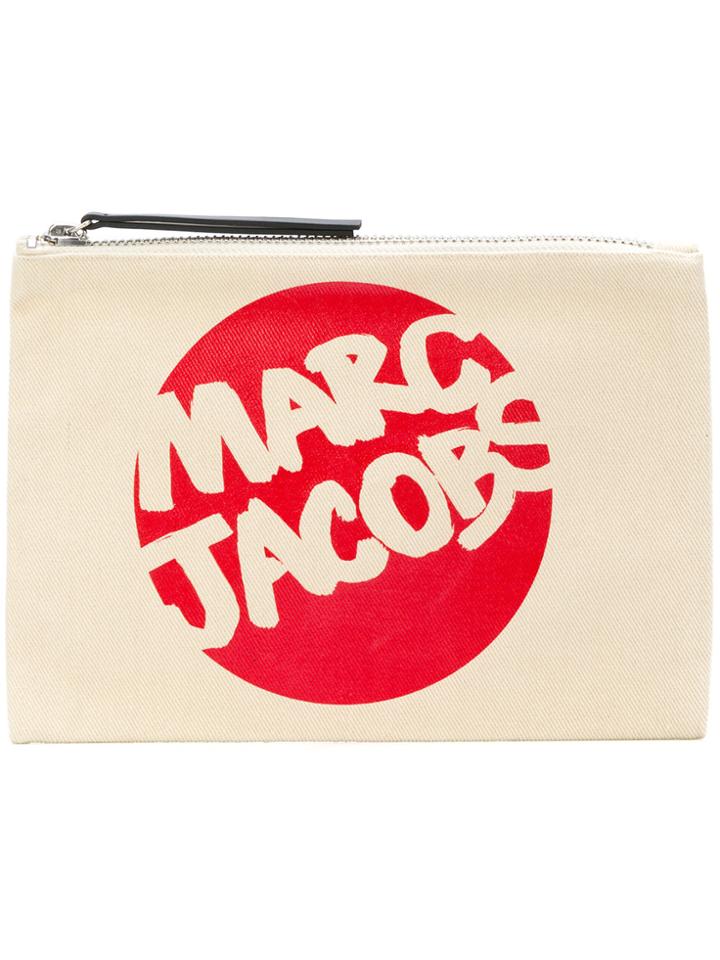 Marc Jacobs Branded Clutch - Nude & Neutrals