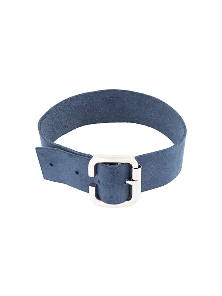Manokhi Buckled Collar - Blue