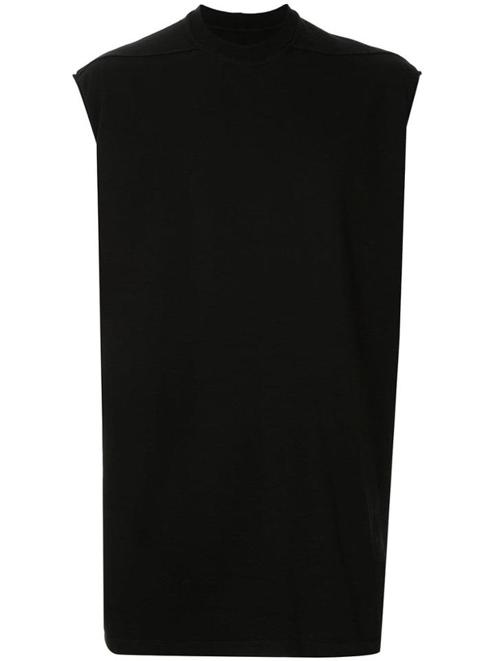 Rick Owens Drkshdw Oversized Tank Top - Black