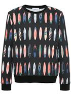 Ports V Surfboard Print Sweatshirt - Black