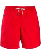 Brioni Flap Pocket Swim Shorts - Red