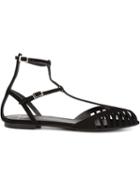 Giuseppe Zanotti Design Becky Sandals, Women's, Size: 7.5, Black, Suede