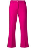 P.a.r.o.s.h. Cropped Side Stripe Trousers - Pink