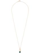 True Rocks Small Pill Pendant Necklace, Adult Unisex, Metallic
