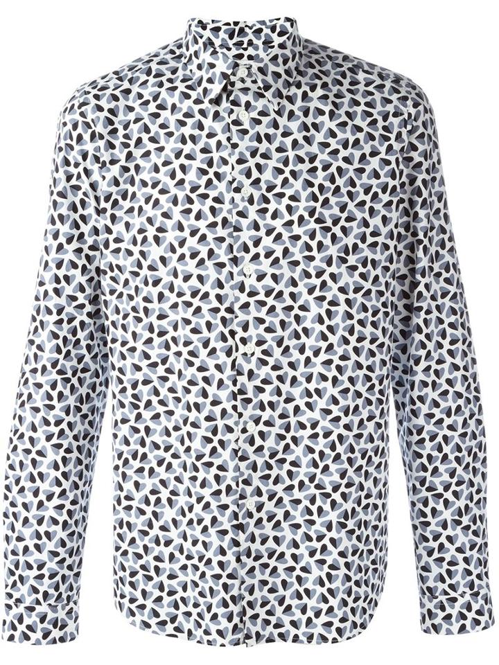 Ps By Paul Smith 'hearts' Print Shirt
