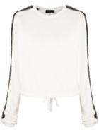 Andrea Bogosian Sequinned Peyton Sweatshirt - White
