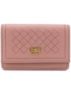 Bottega Veneta Small Wallet - Pink