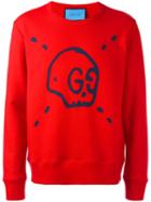 Gucci Gucci Ghost Sweatshirt, Men's, Size: Medium, Red, Cotton