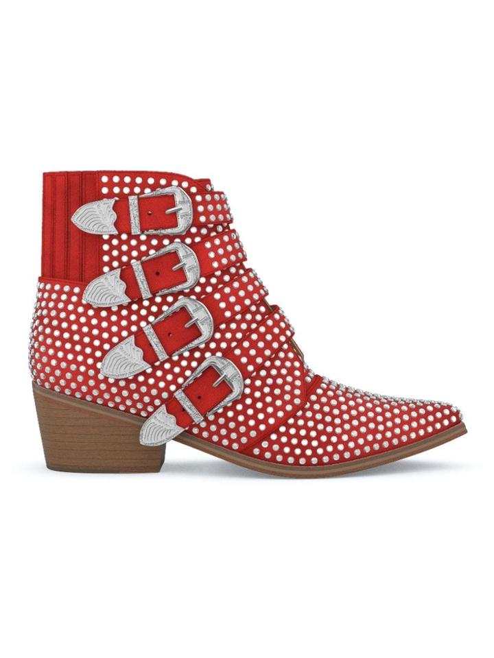 Toga Pulla Aj006 Michael Boots - Red