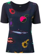 Ps By Paul Smith Artful Lives Print T-shirt - Blue