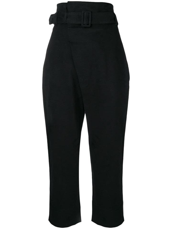 Cédric Charlier High Waisted Trousers - Blue