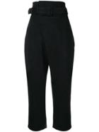 Cédric Charlier High Waisted Trousers - Blue