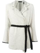 Theory Drawstring Tweed Jackets - Nude & Neutrals