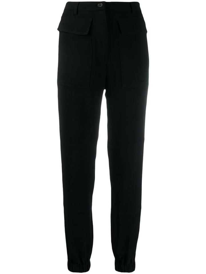 Rochas Patch Pocket Trousers - Black