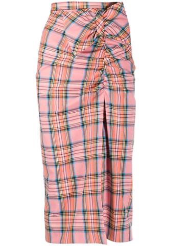 Vivetta Tartan Skirt - Pink