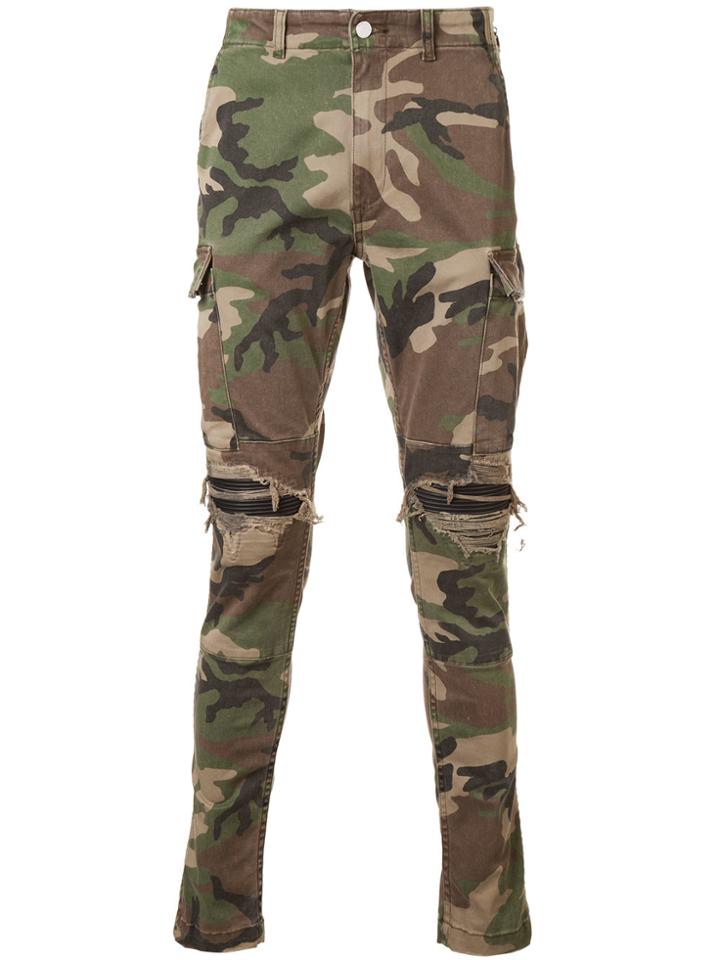 Amiri Mx1 Patch Trousers - Green