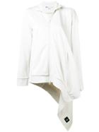 Y-3 Asymmetric Zip-up Sweatshirt - Nude & Neutrals