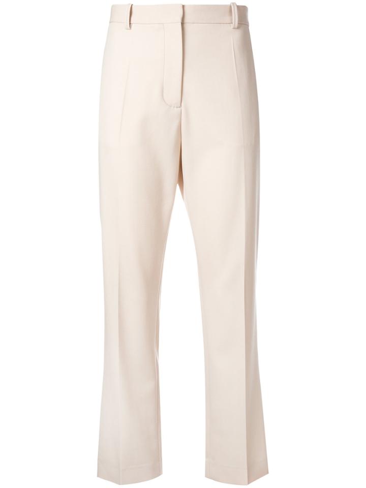 Joseph Cropped Slim-fit Trousers - Nude & Neutrals