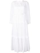Isabel Marant Étoile Oboni Tiered Dress - White