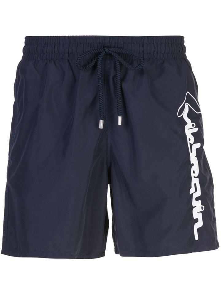 Vilebrequin Logo Swim Shorts - Blue