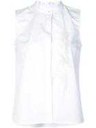 Sara Roka Fringe Detail Shirt - White