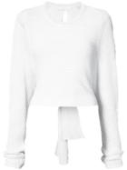 Dion Lee Ribbed Sweater - White