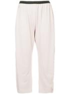 Zambesi Cropped Tracksuit Bottoms - Nude & Neutrals