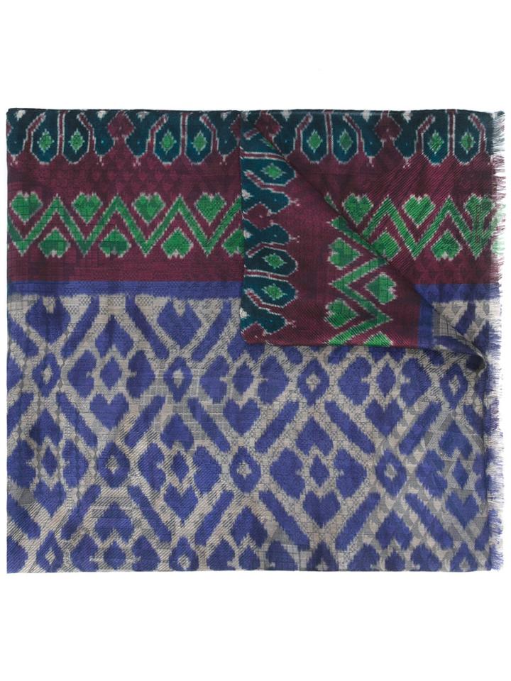 Etro - Printed Scarf - Men - Silk/cotton/wool - One Size, Silk/cotton/wool