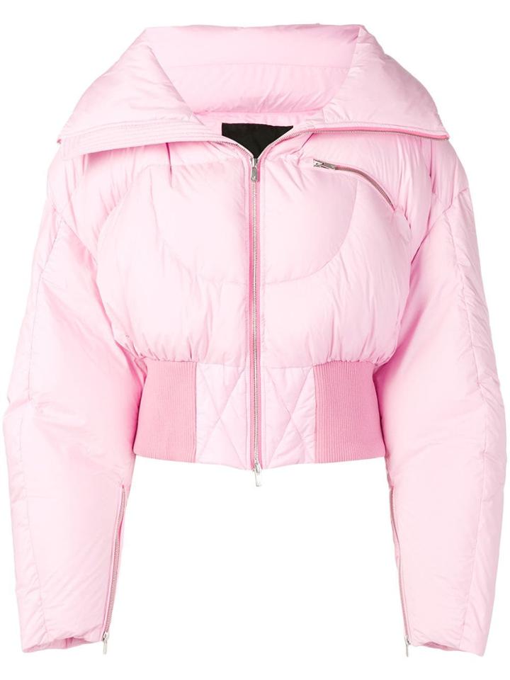 Chen Peng Oversized Puffer Jacket - Pink