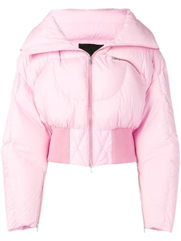 Chen Peng Oversized Puffer Jacket - Pink