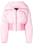 Chen Peng Oversized Puffer Jacket - Pink